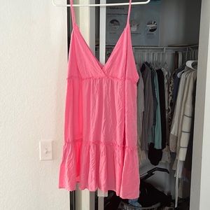 Pink Flowy Beachy Dress